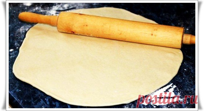 Тонкое тесто для пиццы.