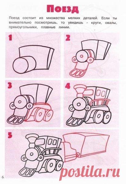 Уроки рисования: рисуем транспорт