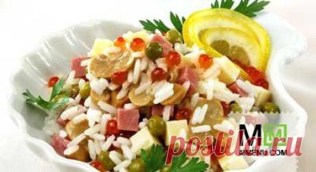 Салат с красной икрой - кулинарный рецепт. Миллион Меню