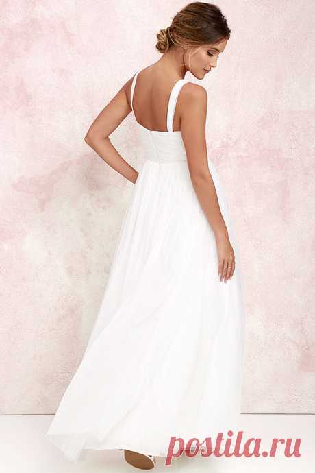 Sunday Kind of Love Ivory Tulle Gown at Lulus.com!