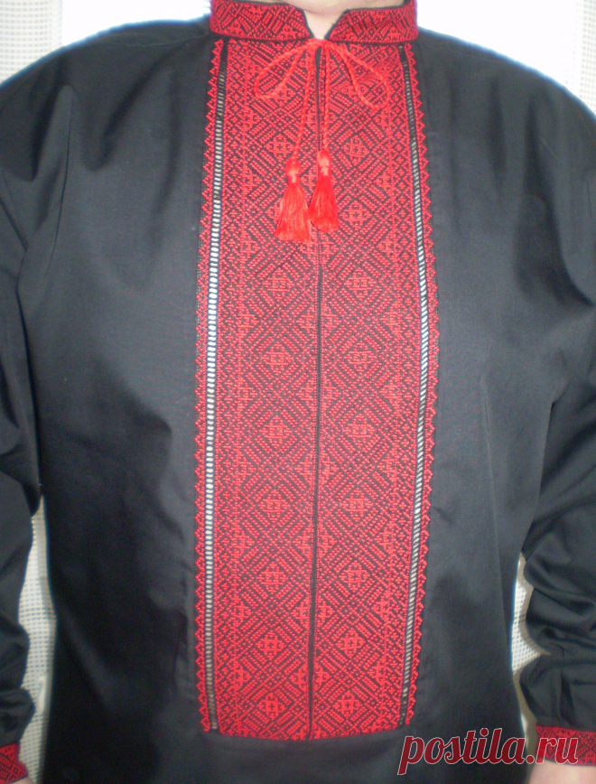 Українська чоловіча вишиванка "Кошовий"