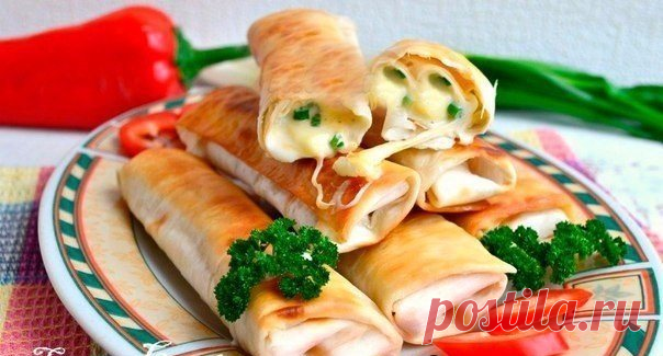 ЛАВАШ ЖАРЕНЫЙ С СЫРОМ