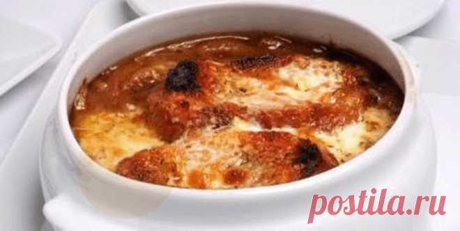 Домашний луковый суп с сыром - рецепт из-за границы.