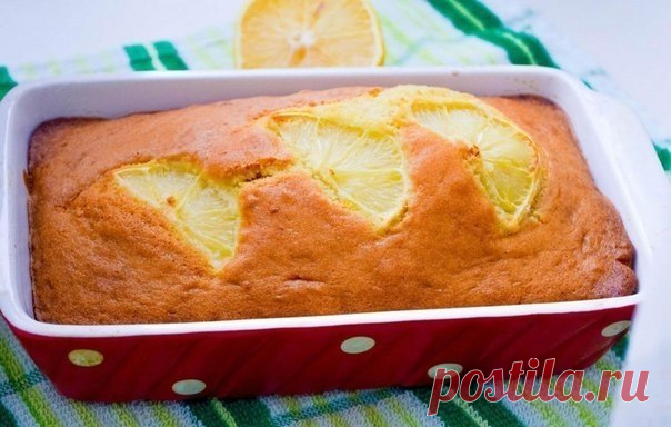 Простой лимонный кекс