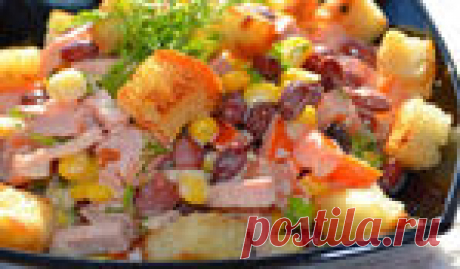 Салат с фасолью. Простые рецепты приготовления очень вкусных салатов