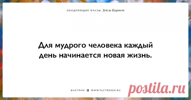 25 ободряющих фраз Дейла Карнеги, за которые ему огромное спасибо