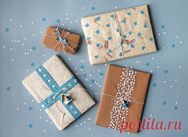 Упаковка подарков...с помощью дырокола (подборка) / Упаковка подарков / ВТОРАЯ УЛИЦА