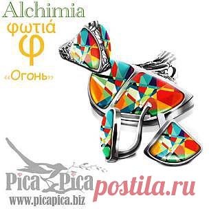 Гарнитур украшений Fate от Бога Вулкана | Ювелирные украшения с эмалью PicaPica. Московские ювелирные изделия.