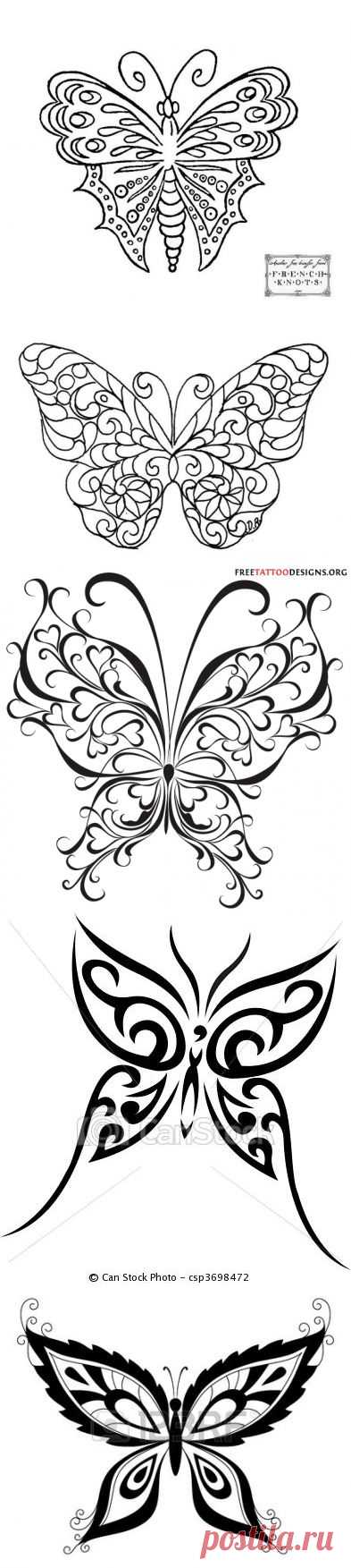 Бабочки. Идеи для творчества. Много разного