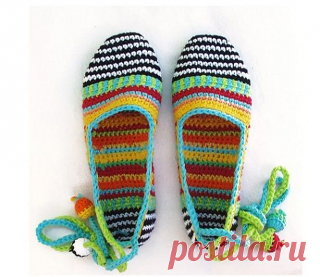 Prácticas Ideas para el Hogar...: Como hacer Pantunflas modernas Crochet