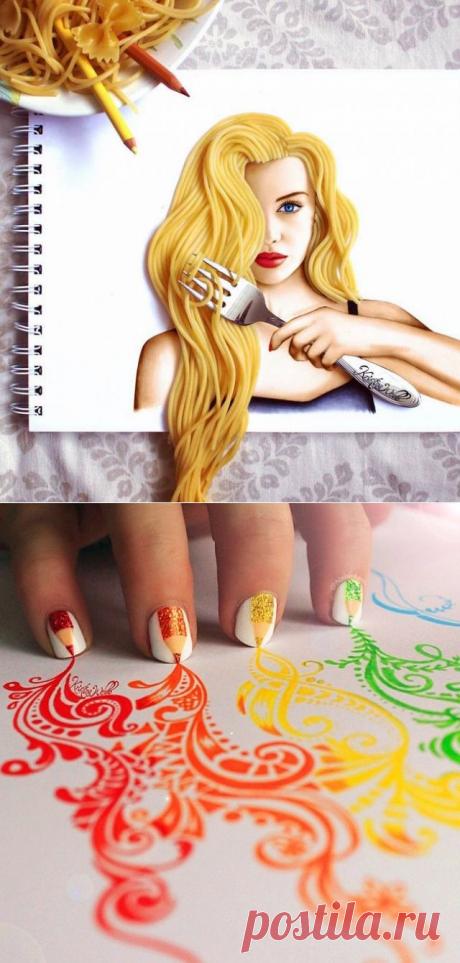 19-летняя художница использует реальные предметы для завершения своих композиций