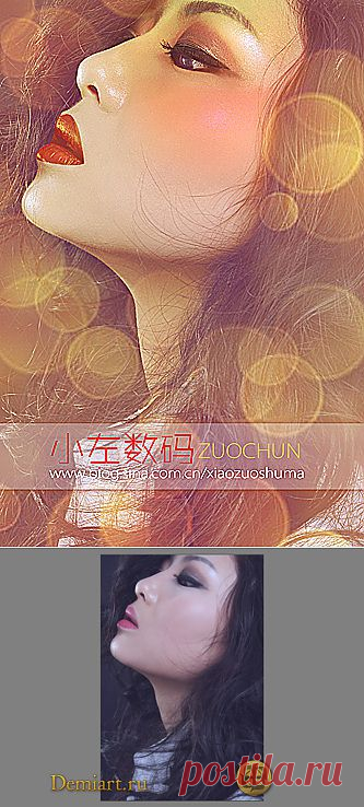 Портрет в профиль. Фотообработка -> Demiart