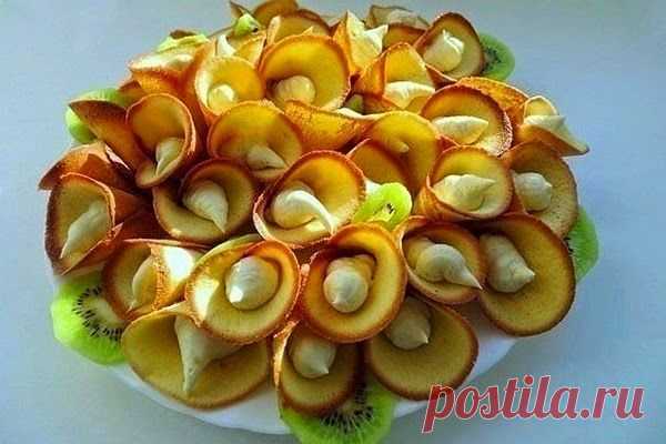 Рецепты Вкусных Домашних Блюд: Вкусное домашнее печенье "Каллы"