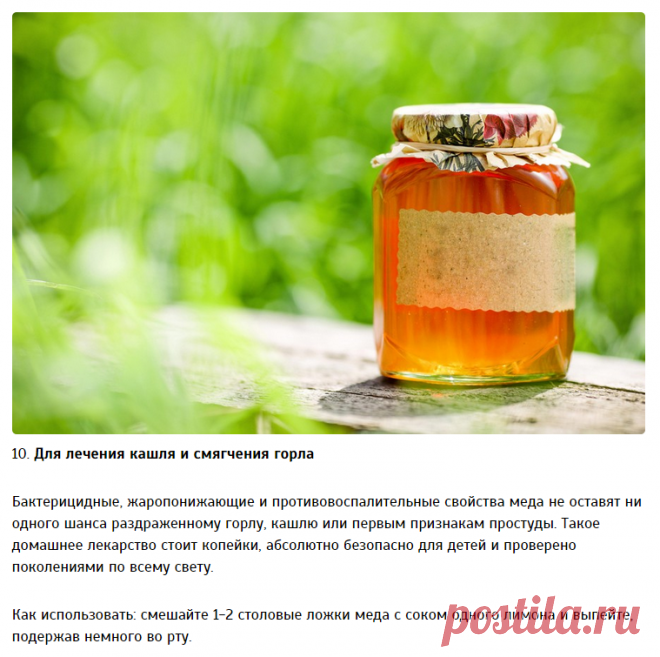 Варианты применения мёда — Делимся советами