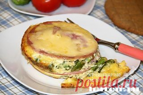 Слоеная яичница с колбасой и овощами | Харч.ру - рецепты для любителей вкусно поесть