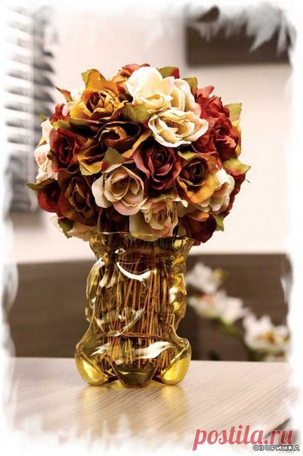 ДЕЛАЕМ ВАЗУ ИЗ ПЛАСТИКОВОЙ БУТЫЛКИ | Эфария