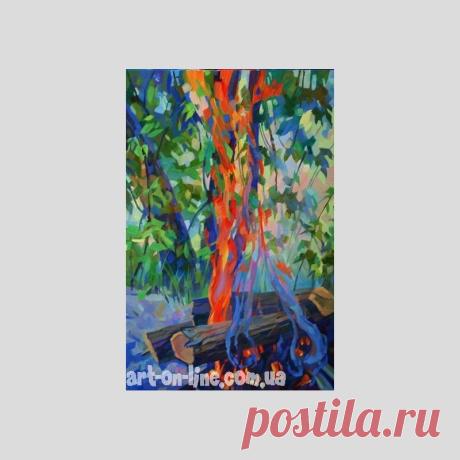 У костра - Арт Онлайн Украина | Современная живопись | Картины художников Украины