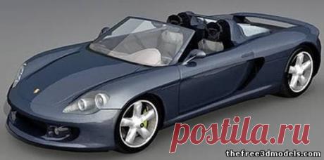 Porsche Carrera GT Free 3D Model - .obj .max - Free3D