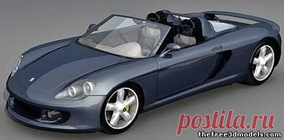 Porsche Carrera GT Free 3D Model - .obj .max - Free3D