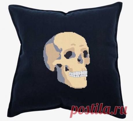 Схемы вышивки на Хеллоуин веселых мотивов крестиком