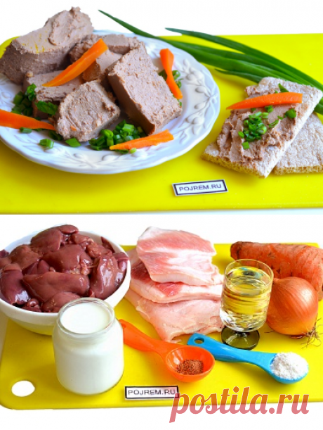 Печеночный паштет из куриной печени - рецепт с фото