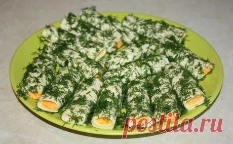 Лучшие кулинарные рецепты: ЗАКУСОЧНЫЕ СЫРНЫЕ ТРУБОЧКИ