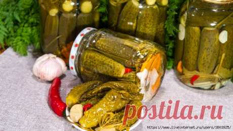 Огурчики по-болгарски на зиму