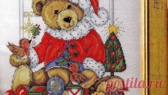 Схема вышивки "Медвежонок" | Шитьё Моё