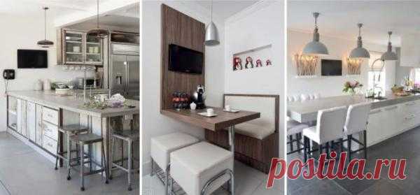 Частые ошибки при размещении телевизора на кухне