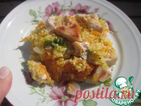 Кукурузная крупа с курицей в мультиварке - кулинарный рецепт