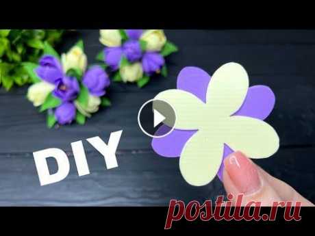 Весенние Резиночки из фоамирана Подснежники из фоамирана DIY / МК Как сделать Подснежники из фоамирана своими руками. Цветы из фоамирана подойдут для украшений ручной работы: резиночек для волос, повязок, за...