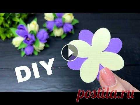 Весенние Резиночки из фоамирана Подснежники из фоамирана DIY / МК Как сделать Подснежники из фоамирана своими руками. Цветы из фоамирана подойдут для украшений ручной работы: резиночек для волос, повязок, за...