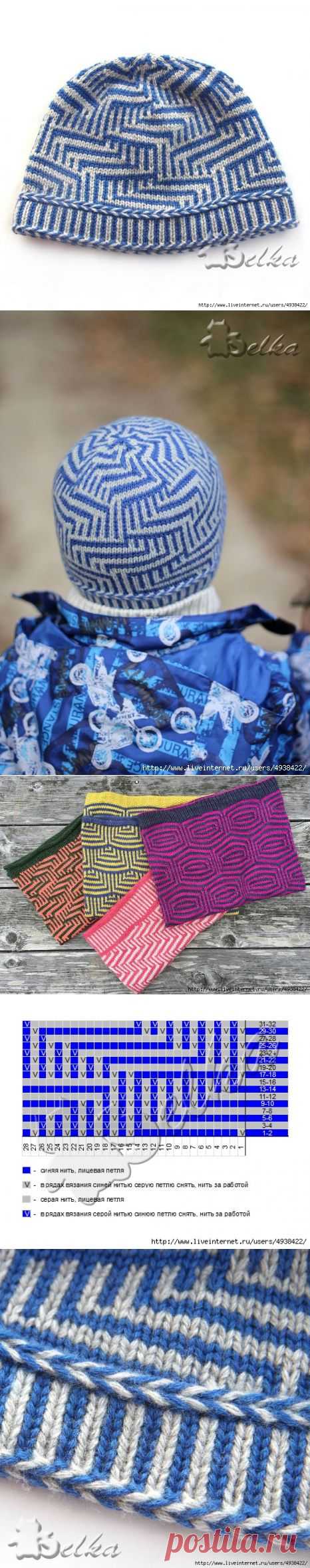 Шапка "Лабиринт"