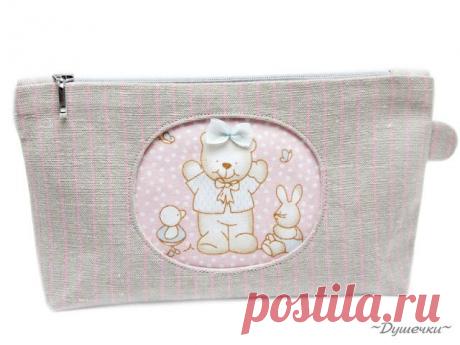 Косметичка с замочком в рамочку. МК