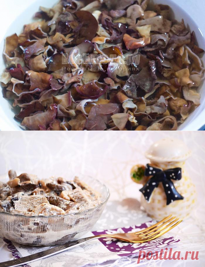 Салат из древесных грибов с кукурузой и куриным филе - рецепт с пошаговыми фото | Все Блюда