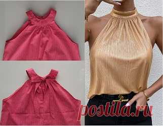 Blusa cava americana: molde, margem de costura, plano de corte, costura e acabamento - Marlene Mukai Molde da blusa cava americana gola redonda: