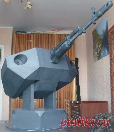 Автоматическая страйкбольная турель. Автор ABC61 на pikabu #DIY_Идеи #турель #старйкбол #мастер #идея