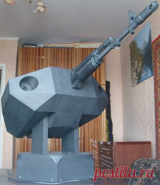 Автоматическая страйкбольная турель. Автор ABC61 на pikabu #DIY_Идеи #турель #старйкбол #мастер #идея