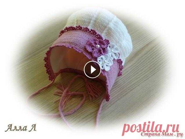 Вязаная шапочка - капор. Мастер-класс. Crochet hat for girls. Tutorial Вязаная шапочка - капор. Мастер-класс. Crochet hat for girls. Tutorial Еще много интересного по вязанию здесь http://razpetelka.ru/...