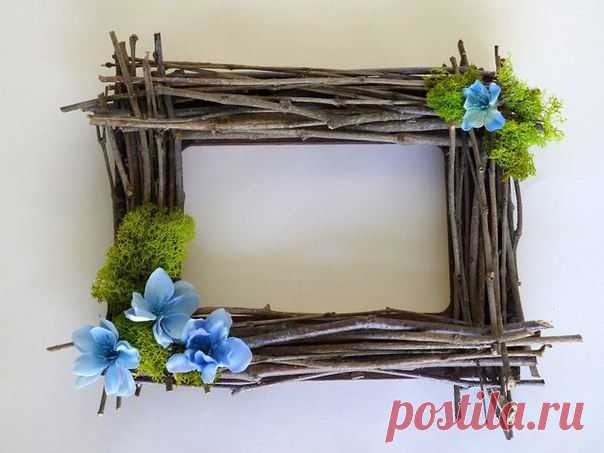 Фоторамка из веточек | HandMade