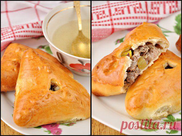 Вкусная пауза - Эчпочмак (треугольные пироги с картошкой и мясом)