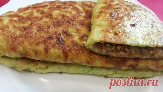 ТАК ВКУСНО, что НЕ УСПЕВАЮ готовить! Новое блюдо Чебуреки из КАБАЧКОВ.zucchini with minced meat