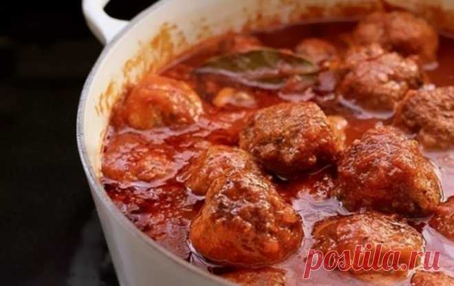 Мясные ёжики с рисом в духовке — рецепт