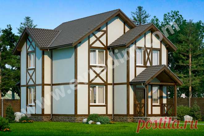 Проект дома Элегант в коттеджном городке Лесное Озеро
