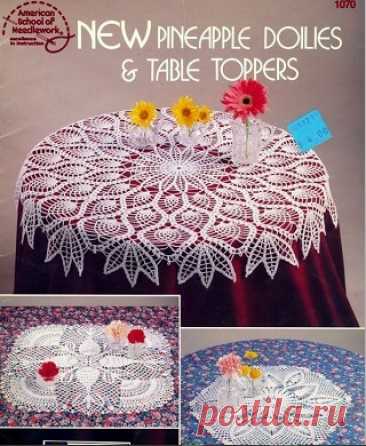 New Pineapple Doilies &amp; Table Toppers 1989
