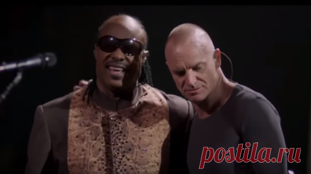 Стинг и Стиви Уандер — две легенды и одна песня, которая похитит ваше сердце! — Кактус