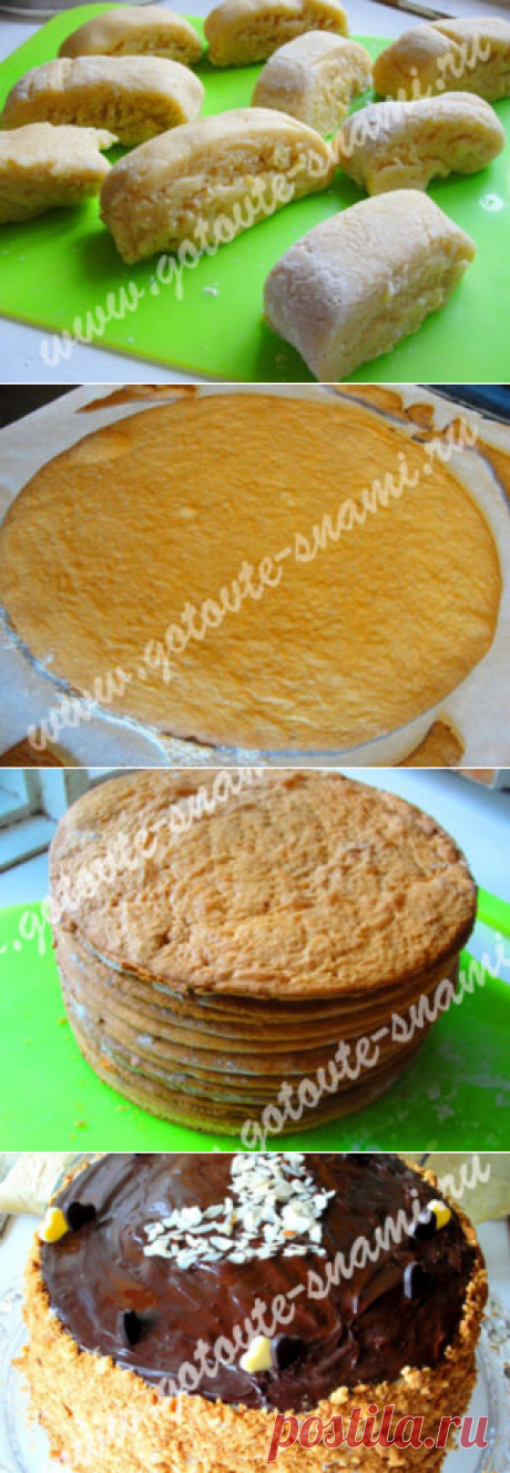 Торт рыжик домашний | Готовьте с нами