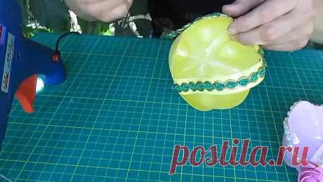 Корзинка из пластиковой бутылки