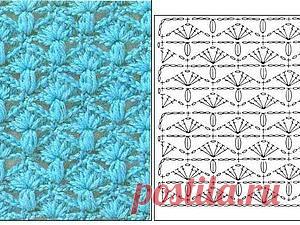 Узоры крючком ракушки! - Ярмарка Мастеров - ручная работа, handmade