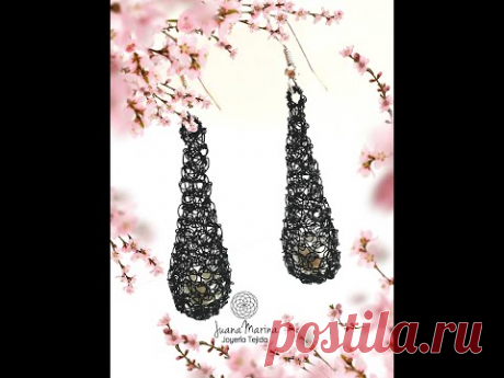 Aretes Punto Peruano.Juana marina.